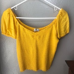 Hollister Yellow Top